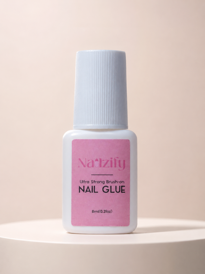 Brush-On Nail Glue (No UV Light Needed)
